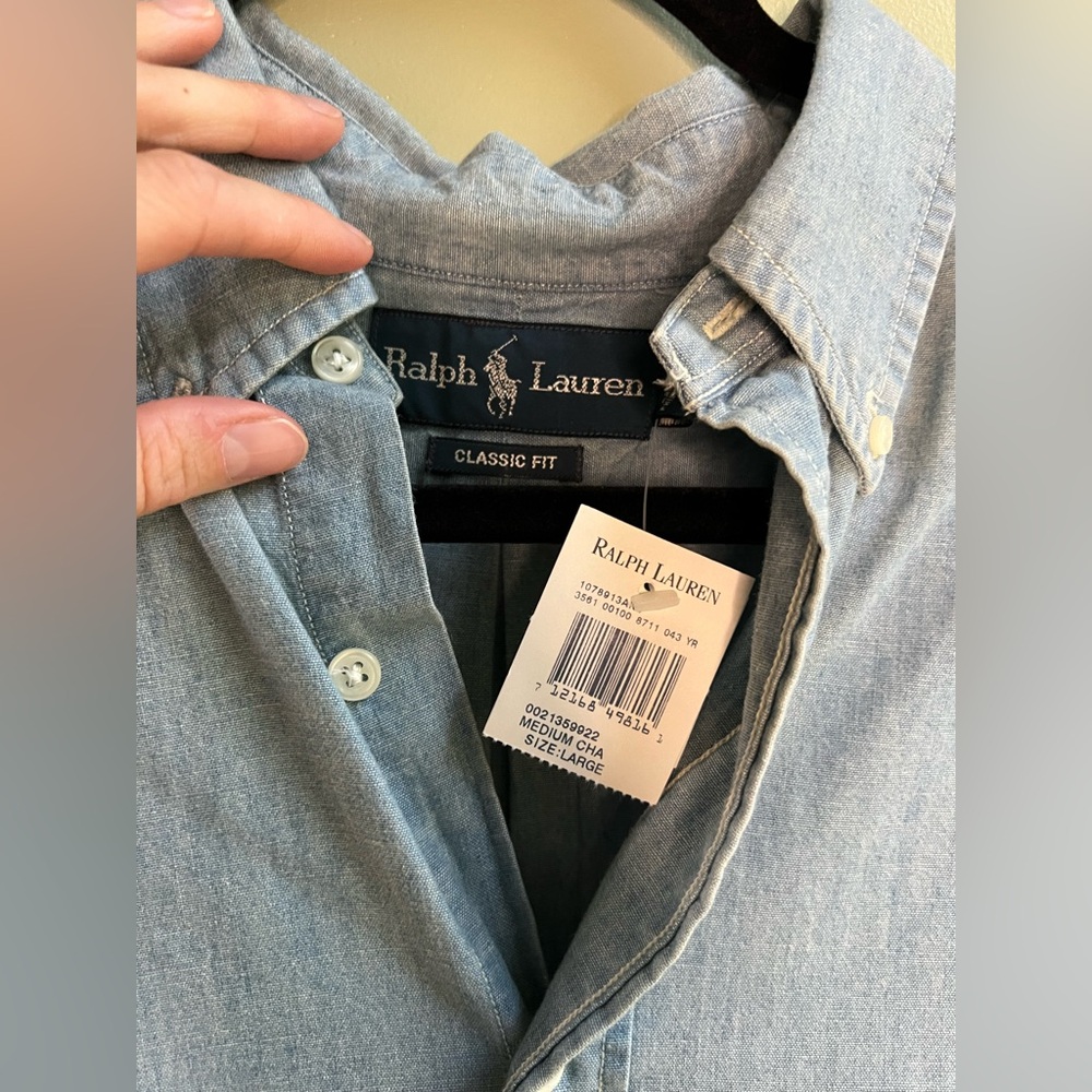 Men’s Ralph Lauren Classic Button Down - Picture 2 of 6